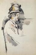Paul Cezanne Man with a Pipe USA oil painting artist